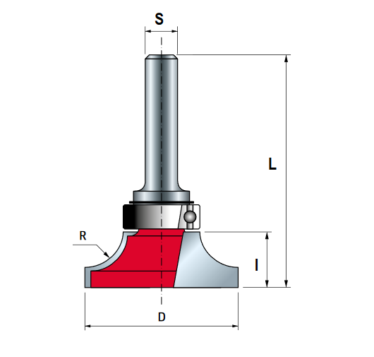 Cutters "Cove" with pad Pagin Utensili