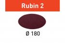 Abrasive sheet Rubin 2 STF D180/0 P120 RU2/50