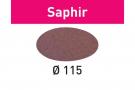Abrasive sheet Saphir STF D115/0 P24 SA/25