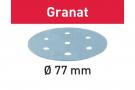 Abrasive sheet Granat STF D77/6 P400 GR/50