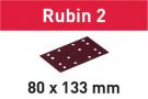 Foglio abrasivo Rubin 2 STF 80X133 P220 RU2/50