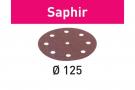 Abrasive sheet Saphir STF D125/8 P36 SA/25