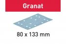 Foglio abrasivo Granat STF 80X133 P100 GR/100