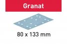 Abrasive sheet Granat STF 80x133 P60 GR/50