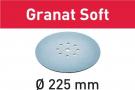 Abrasive sheet Granat Soft STF D225 P180 GR S/25