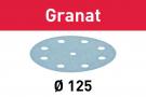 Abrasive sheet Granat STF D125/8 P150 GR/100