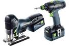 Li 18 cordless drill and pendulum jigsaw assembly set