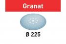 Abrasive sheet Granat STF D225/128 P80 GR/25