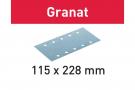 Abrasive sheet Granat STF 115X228 P220 GR/100
