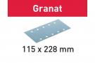 Foglio abrasivo Granat STF 115X228 P220 GR/100